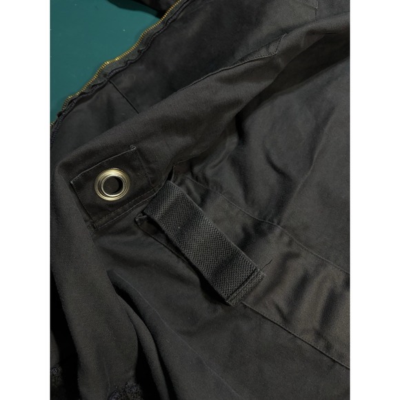 VTG 1991 French Police Dog Handler Bomber Jacket J. Veyrier Black 100L DMC Zip - Picture 12 of 16